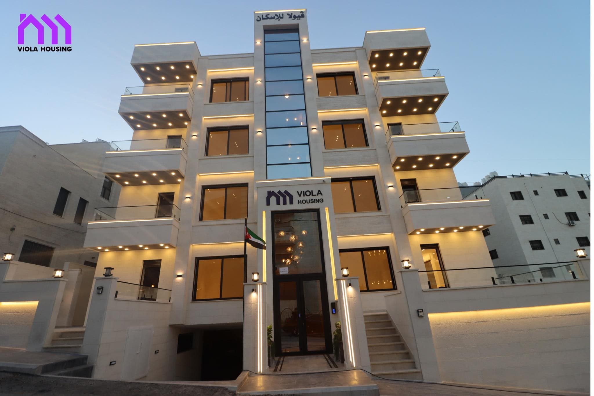 A completed Viola Housing residential building in Amman, Jordan